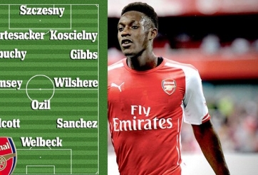 Có Welbeck, Arsenal sở hữu hàng công siêu tốc độ