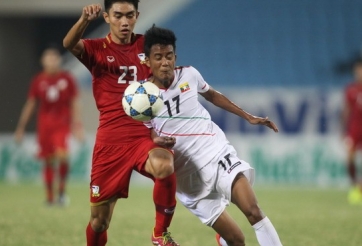 Video clip bàn thắng: U19 Thái Lan 1-2 U19 Myanmar (U19 Đông nam Á 2014)