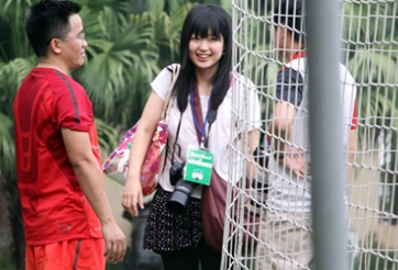 Phóng viên Nhật Bản ‘do thám’ U19 Việt Nam tập luyện