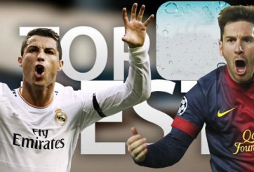 Cris Ronaldo một lần nữa chịu thua trước Messi