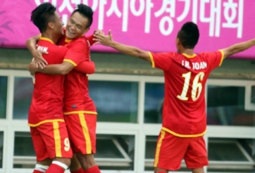 Video clip bàn thắng: Olympic Việt Nam 4-1 Olympic Iran (Bảng H - Asiad 2014)