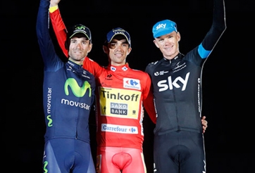 Alberto Contador đoạt áo đỏ chung cuộc giải đua xe đạp Vuelta a España