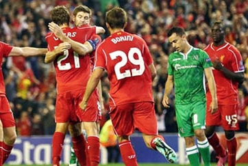 Mario Balotelli tỏa sáng, Liverpool nhọc nhằn đánh bại Ludogorets