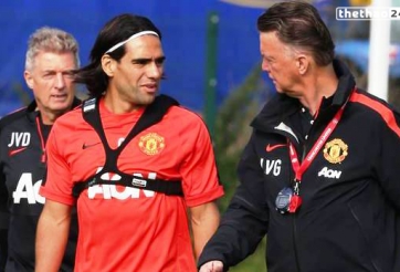 Van Gaal 'dằn mặt' Falcao và các cầu thủ Latin