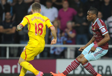 Video clip bàn thắng: West Ham United 3 - 1 Liverpool ( Vòng 5 - Ngoại Hạng Anh 2014/15)