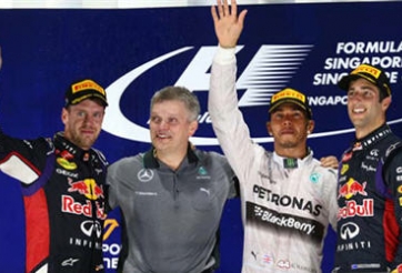 Singapore GP, Chấm điểm tay đua (P1): Xuất sắc như Hamilton