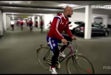 VIDEO: Bí kíp tập luyện thể lực của các cầu thủ Bayern - xe đạp lên ngôi