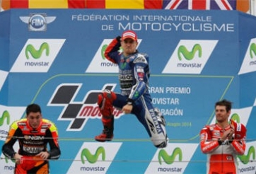 Bảng xếp hạng đua xe MotoGP - chặng 14: Lorenzo áp sát top 3
