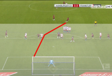 VIDEO: Pha sút phạt đẳng cấp từ 30m khiến thủ môn đứng nhìn của Lucas Piazon