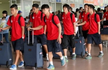 ĐT U19 Việt Nam lên đường tham dự VCK U19 châu Á 2014