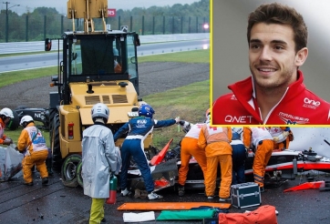 VIDEO: Tay đua F1 nguy kịch vì lao vào xe kéo với tốc độ 177km/h