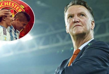Louis van Gaal bực bội vì Di Maria và Marcos Rojo