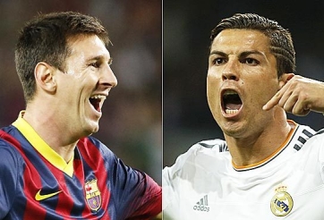 VIDEO: Messi và Ronaldo thản nhiên ăn mừng dù ghi bàn bằng tay