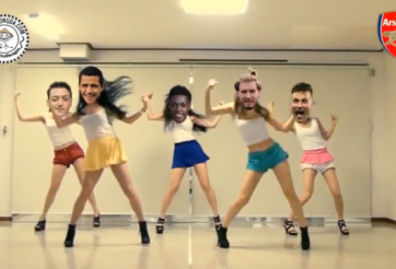 VIDEO: Hài hước clip chế sao Arsenal 'quẩy' tưng bừng