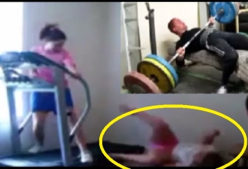 VIDEO: Cười nghiêng ngả với những màn tập gym bị lỗi