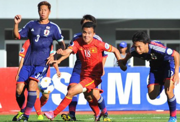 Video clip bàn thắng: U19 Việt Nam 1 - 3 U19 Nhật Bản (Bảng C - U19 Châu Á)