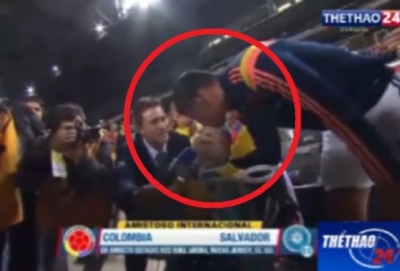 VIDEO: Nghĩa cử cao đẹp của James Rodriguez trên khán đài