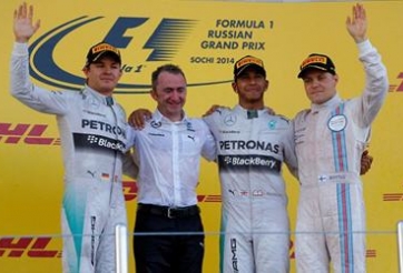 Kết quả đua xe F1 chặng 16 - Russian Grand Prix 2014