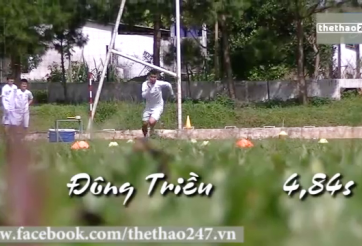 VIDEO: Màn kiểm tra và so sánh tốc độ của các cầu thủ HAGL JMG