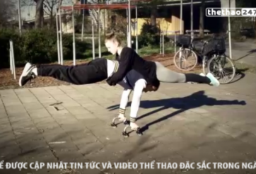 VIDEO: Cặp đôi thể hiện tình yêu qua từng động tác thể dục