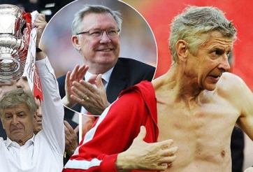 Sir Alex nói gì khi Wenger lại có danh hiệu sau 9 năm?