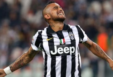 Vidal chắc chắn chia tay Juventus ở kỳ CN mùa Đông