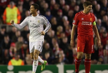 Video clip bàn thắng: Liverpool 0-3 Real - Ronaldo và Benzema cùng lập công