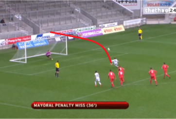 VIDEO: Sao Real tái hiện cú sút pen vô duyên của Beckham