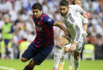 Suarez tinh quái tóm gọn 'chỗ hiểm' của Ramos