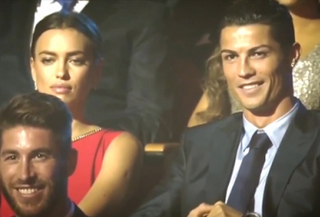 MC khen Ronaldo khiến Irina ''xị mặt''