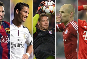 Năm ứng cử viên sáng giá giành QBV 2014