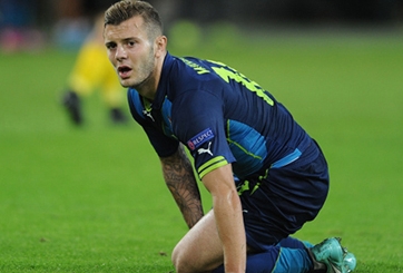 Arsenal nhận hung tin, Jack Wilshere dính chấn thương