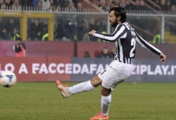 Video clip bàn thắng: Empoli 0-2 Juventus - Pirlo mở màn