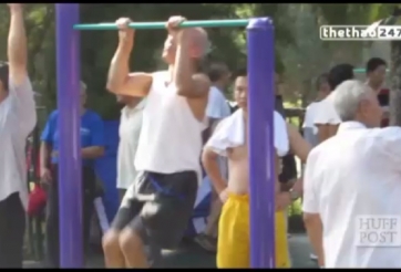 VIDEO: Người già ở Trung Quốc quá khỏe nhờ thể dục đường phố