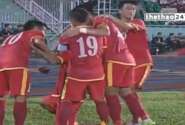 VIDEO clip bàn thắng: ĐT Việt Nam 3-0 SV Hàn Quốc
