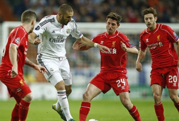 Đánh bại Liverpool, Real có vé vào vòng trong