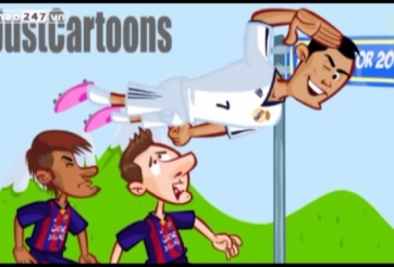 VIDEO: Neymar, Messi đi bộ, CR7 bay như tên lửa trong cuộc đua giành QBV