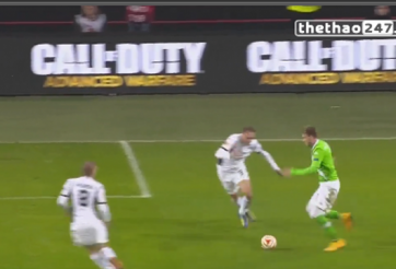 VIDEO: Cú đúp ấn tượng của Nicklas Bendtner ở Europa League