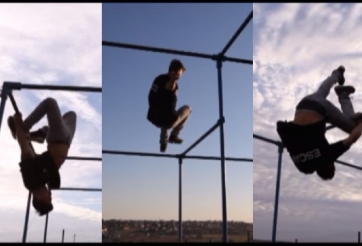 VIDEO: Màn trình diễn đu xà tuyệt đẹp và cái kết buồn