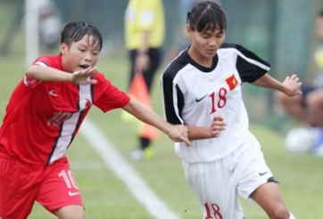 Vòng loại U19 nữ Châu Á 2015: Việt Nam thắng đậm Hồng Kông