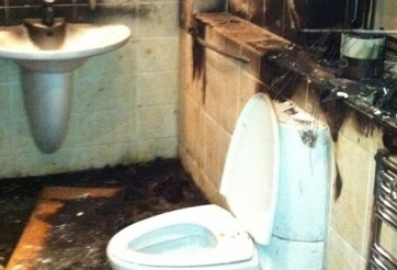 Lộ ảnh biệt thự bị Balotelli đốt cháy tan hoang