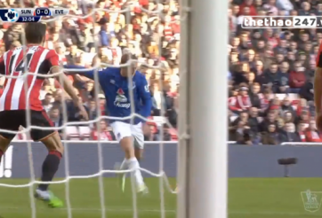 Video clip bàn thắng: Sunderland 1-1 Everton-Tiếc cho Mèo đen