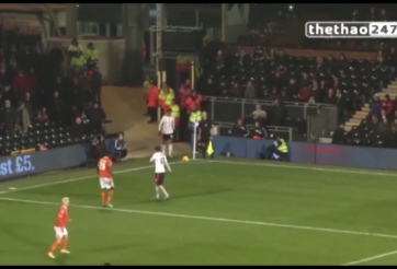 VIDEO: Siêu phẩm của Beckham được sao Fulham tái hiện tuyệt đẹp