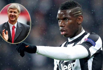 HLV Arsene Wenger tiếc ngẩn ngơ vì Paul Pogba