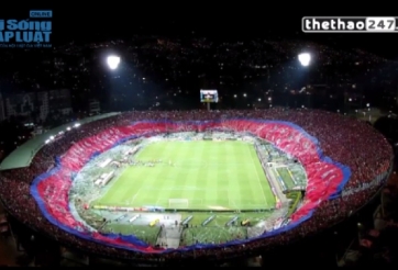 VIDEO: Banner cổ động lớn nhất của các CĐV đoàn kết nhất