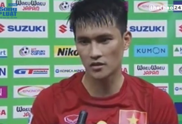 Video AFF Cup 2014: Công Vinh ca ngợi đồng đội và cám ơn CĐV Việt Nam