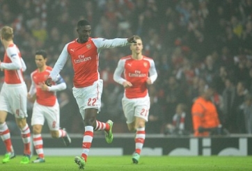 VIDEO: Phút 2' - Sanogo mở tỷ số cho Arsenal