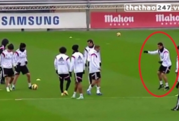 VIDEO: Ronaldo, Pepe và Marcelo thi nhau ''chọc quê'' James vì đá bóng quá tệ