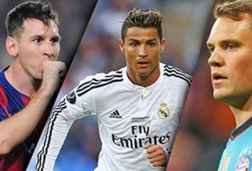 Chính thức: FIFA rút gọn 3 đề cử QBV FIFA 2014