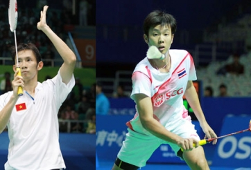 Video cầu lông: Tiến Minh thắng dễ tay vợt số 1 Thái Lan ở giải châu Á